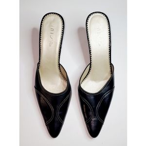 Unisa Black Open Heels